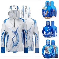 new fishing clothes anti uv breathable quick drying professional long sleeve hooded fishing shirt
