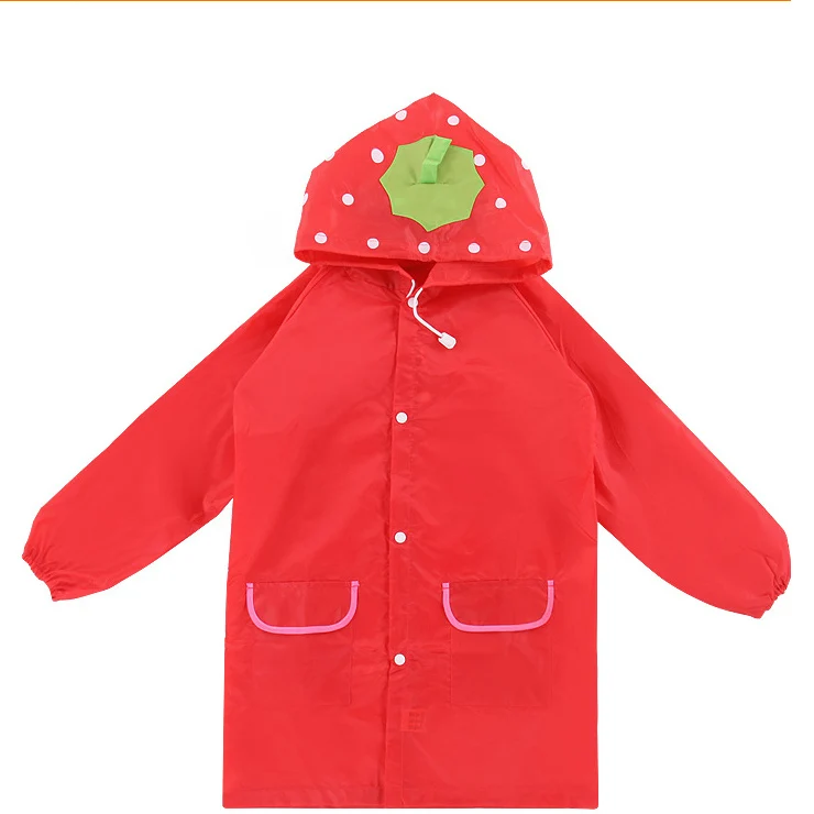 Red Only Jime/милое детское пальто-дождевик с кроликом и капюшоном; плащи для девочек высокого качества; пончо; дождевик; детская верхняя одежда; дождевик - Color: Red