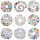 Оптовая продажа, смешанный 2022 новейший дизайн, акварельный цветочный стикер, наклейка для ногтей, набор для геля, маникюрного декора, набор из фольги с водным слайдером