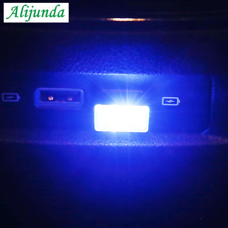 Светодиодный ночсветильник с питанием от USB лампа для салона автомобиля ножная
