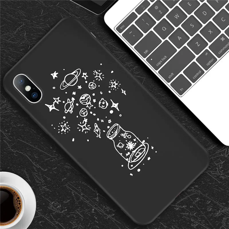 3445 Ottwn силиконовый чехол для телефона для iphone X XS XR Xs Max 8 7 6 6s 5S SE Love Heart Space Stars Мягкий ТПУ чехол s для iphone 7 задняя крышка - Цвет: 3445