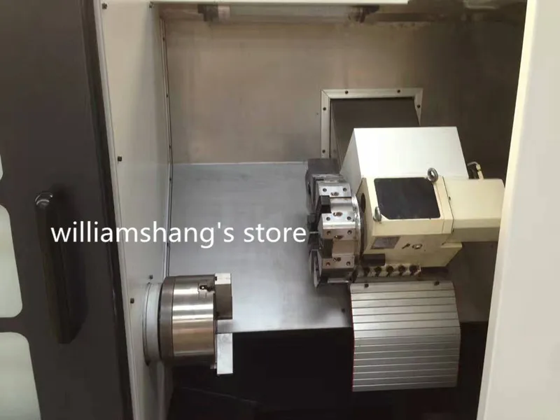 CKM6640 ЧПУ 45 градусов наклонная кровать металла токарный станок GSK980TD