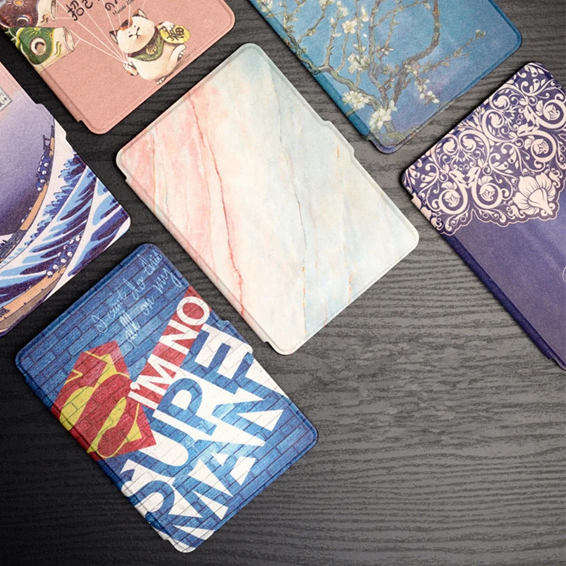 

Fashion Marble Case for Amazon Kindle Paperwhite 1/2/3 Ultra Slim PU Leather Tablets e-Books Case 6" for Kindle Paperwhite Capa