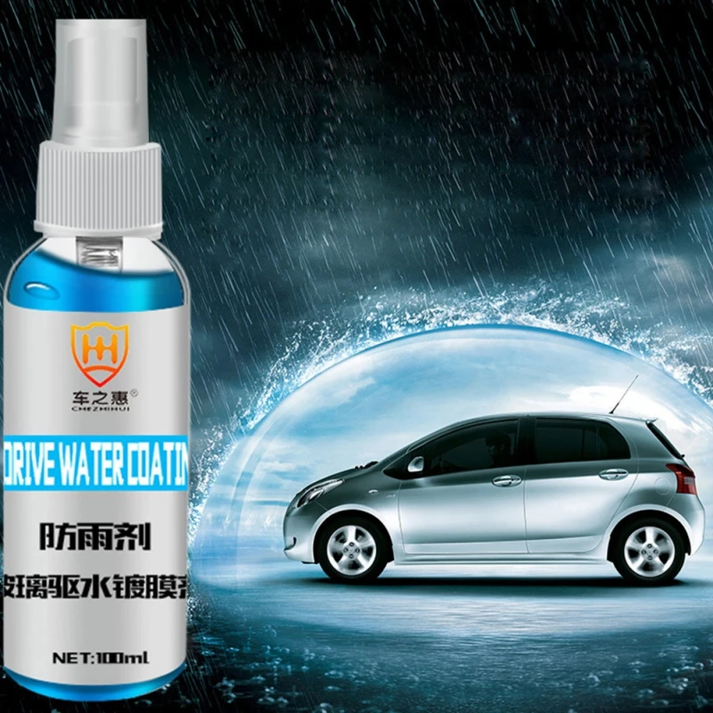 100 мл Водоотталкивающее гидрофобное покрытие для окон и лобового стекла