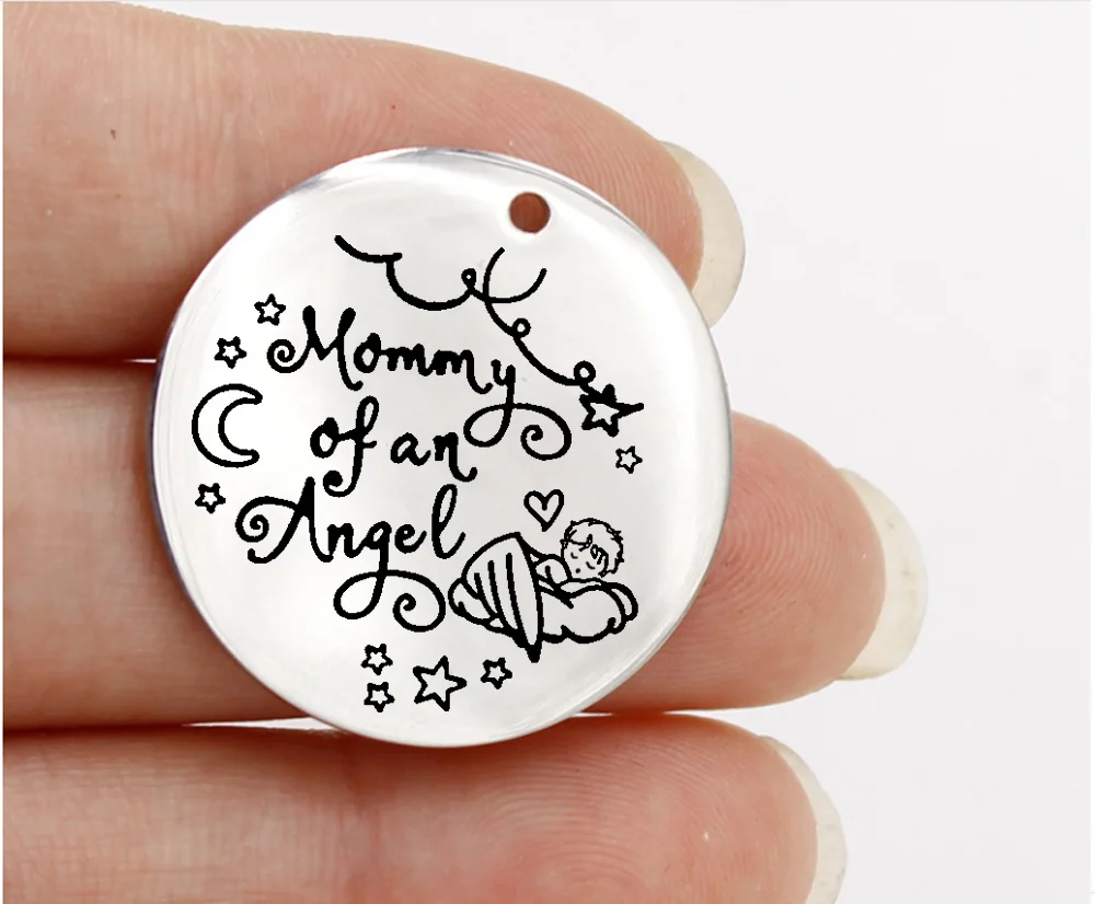Подарок для выкидыша подарок мамы Ангела из нержавеющей стали 20 шт. оптовая