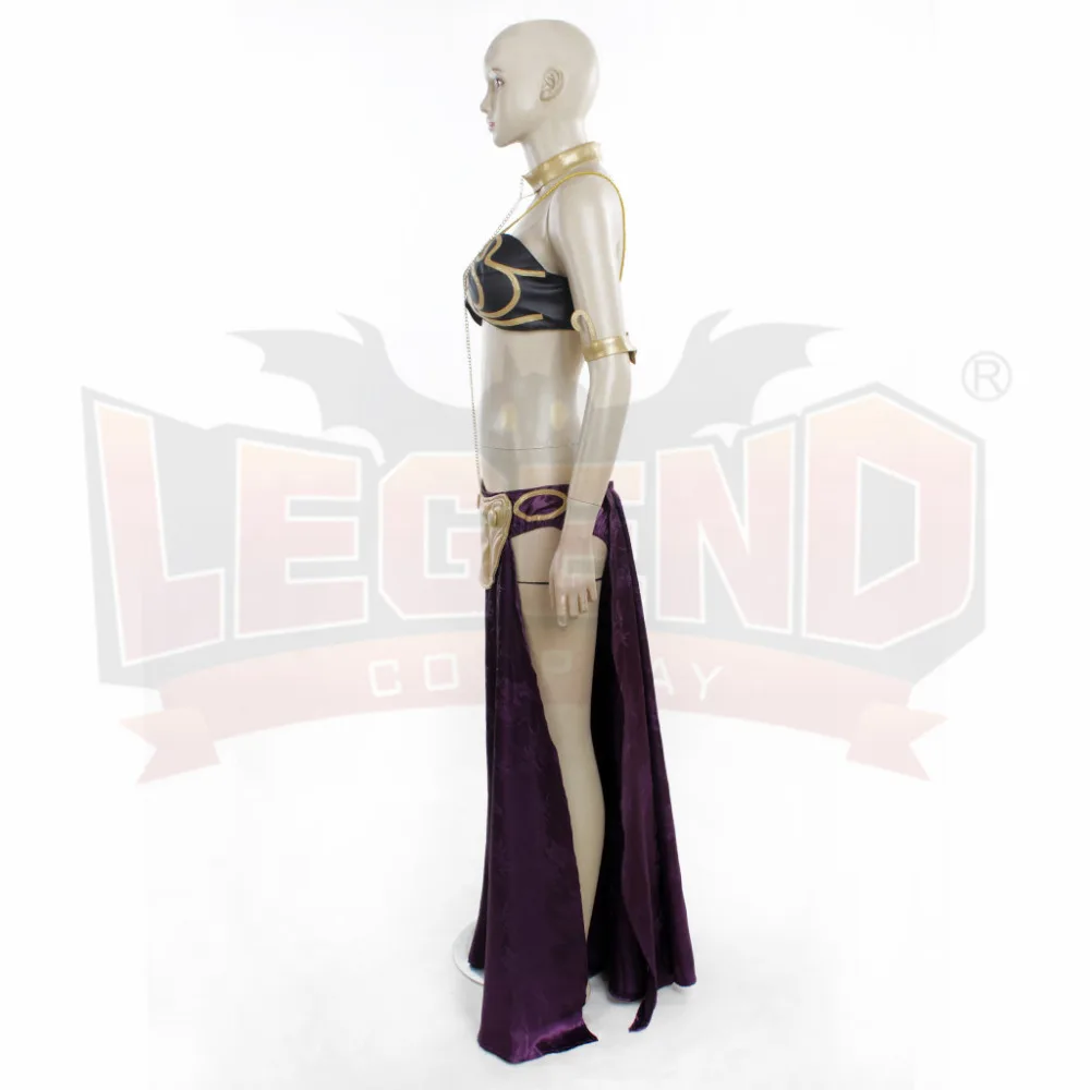 Принцесса Лея платье рабыни для взрослых женщин пикантные вечерние костюм