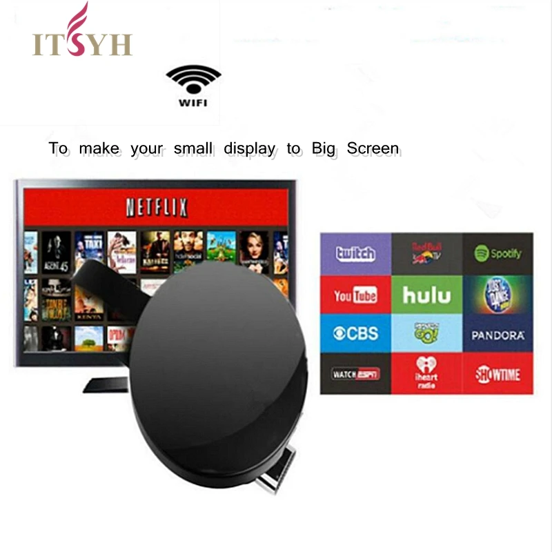 ТВ приставка с HDMI WiFi передачей данных. Приемник видео на Netflix и YouTube поддержкой