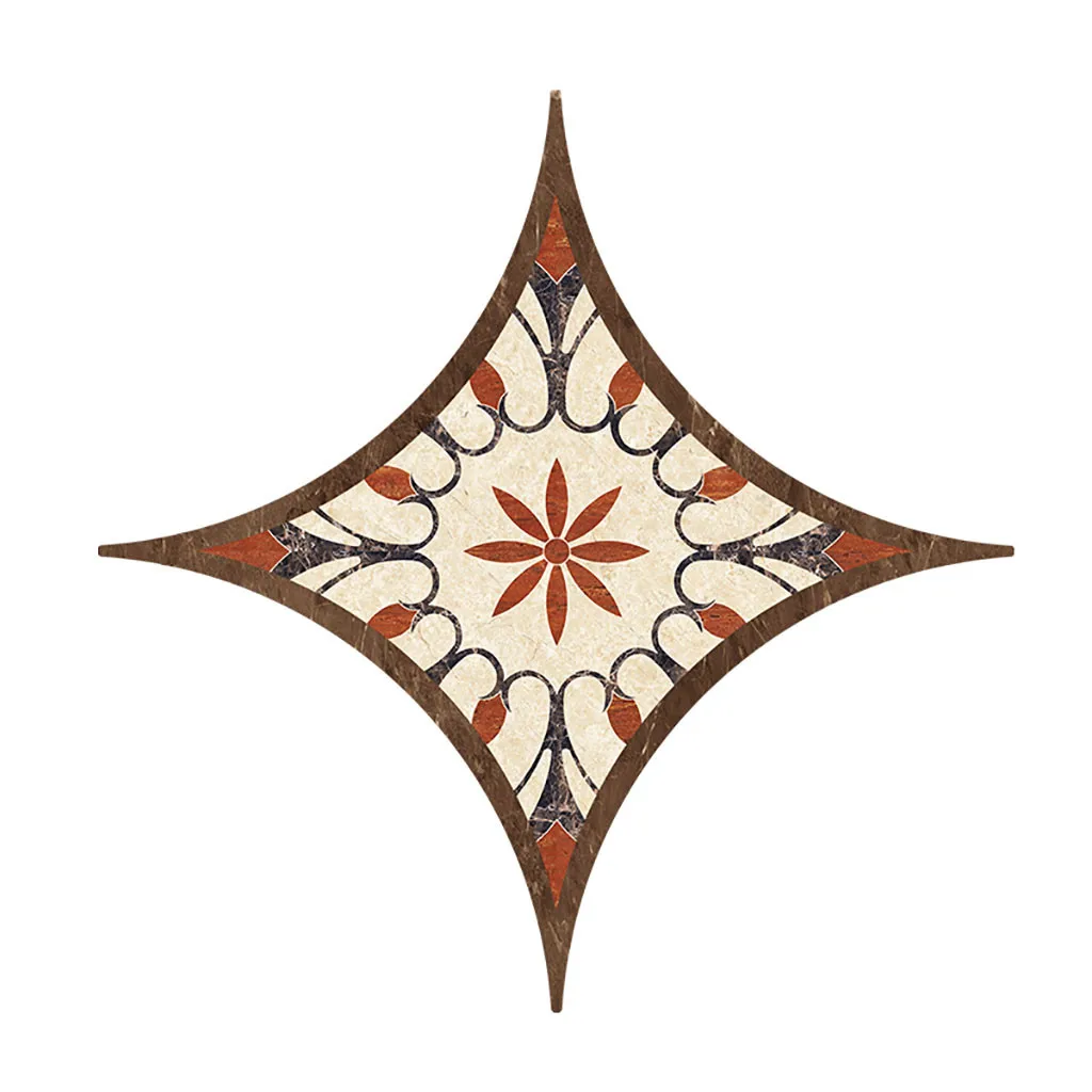 Наклейка на стену в виде простоты очень большая Диагональ Геометрическая