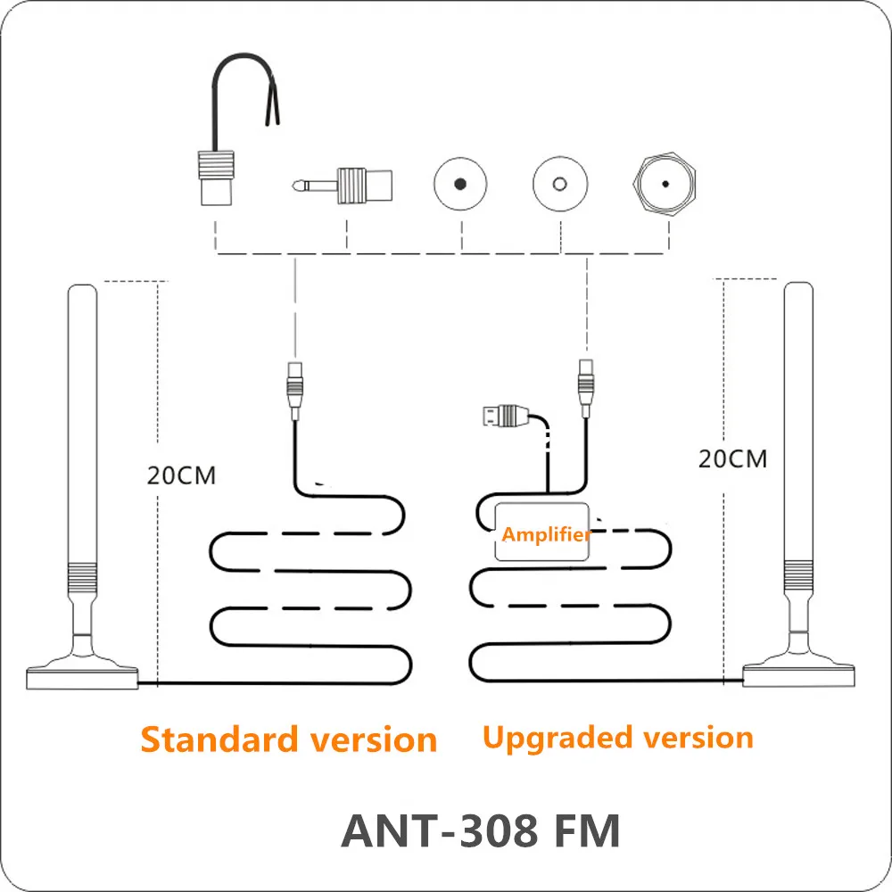 Усилитель FM-сигнала автомобильная антенна с защитой от помех усиленная радио