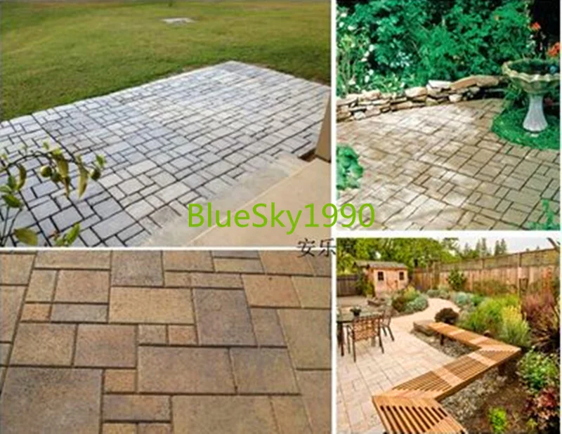 Форма для тротуара Пластиковая форма самостоятельного изготовления дорожек