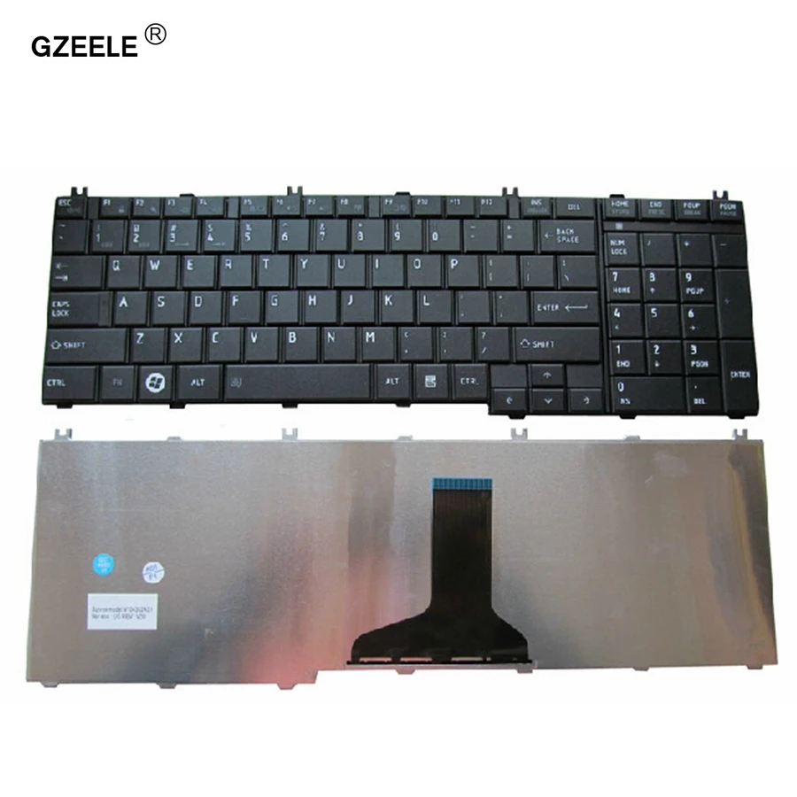 GZEELE For Toshiba Satellite L670 L670D L675 L675D C660 C660D C655 L655 L655D C650 C650D L650 C670 L750 L750D US laptop Keyboard |