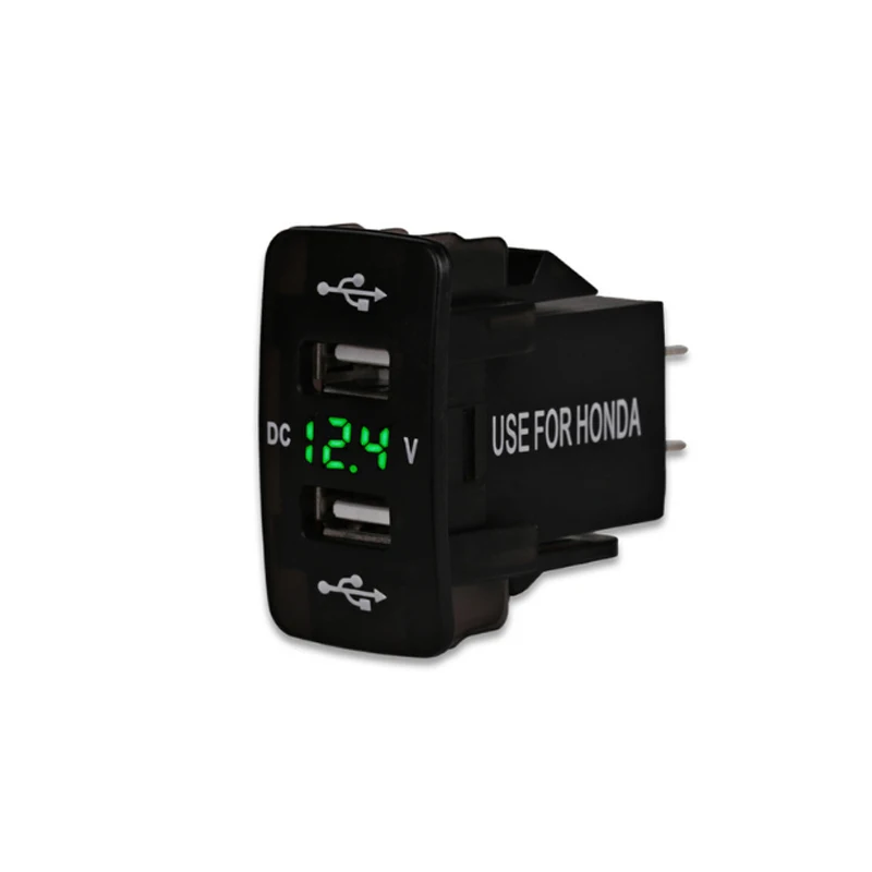 DC 12 24V двойной USB порт автомобильное зарядное устройство прикуриватель адаптер