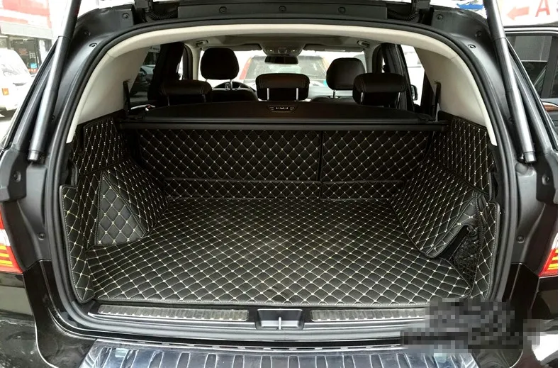 Лучшее качество! Специальные коврики для багажника Mercedes Benz ML 63 W166 2015 2012 прочные