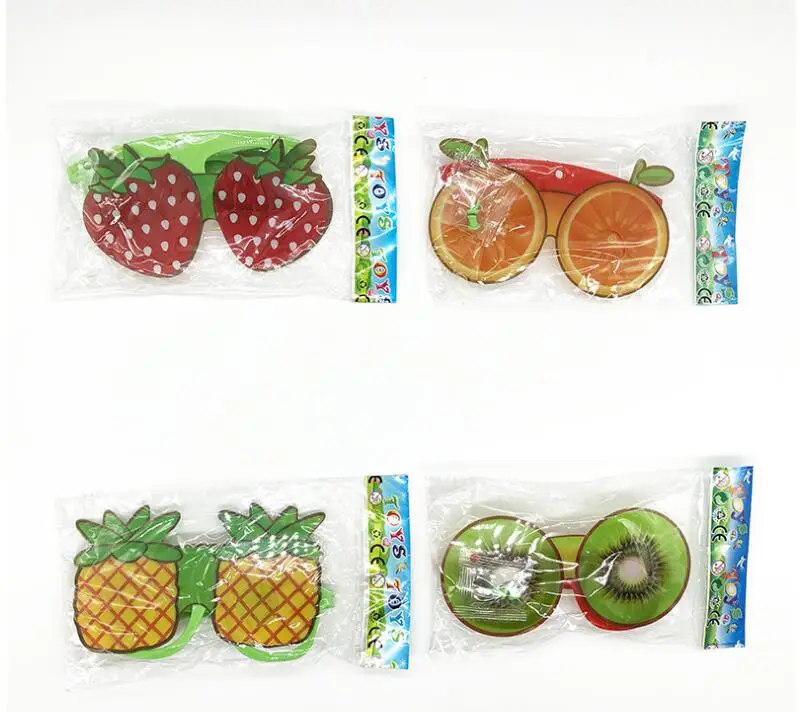 Новинка солнцезащитные очки для вечерние забавные в виде клубники киви ананаса