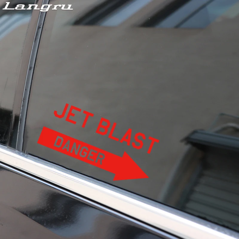Langru Danger Jet Decal Car Sticker Art Vinyl Bulletin Aviation Aircraft Bumper Doors Accessories Jdm | Автомобили и мотоциклы