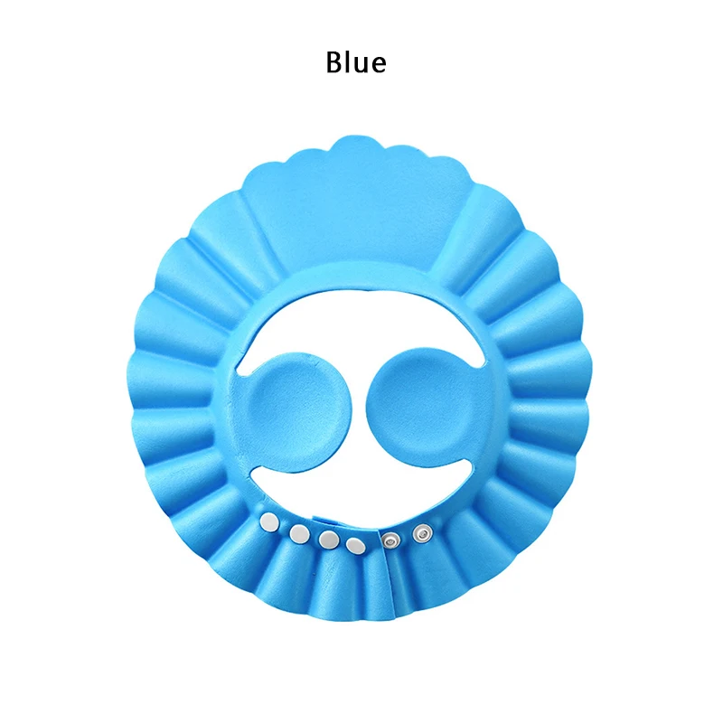 New Creative Funny Children Waterproof Cap Safe Baby Shower Cap Kids Bath Visor Hat Adjustable Baby Shower Cap Protect Eyes Hair