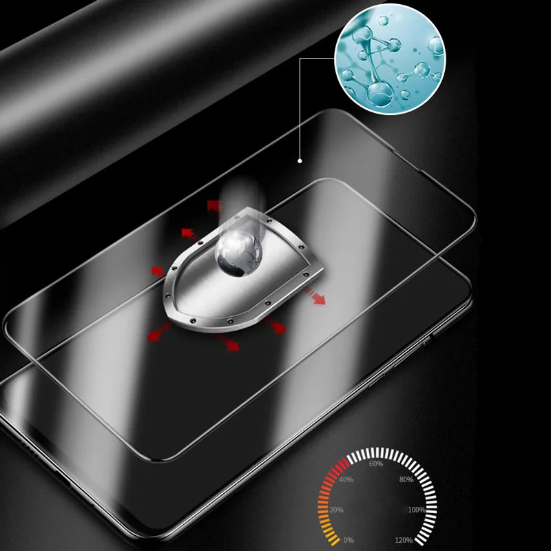100 шт./лот для OPPO K3 полное покрытие закаленное стекло 6D Защитная пленка экрана