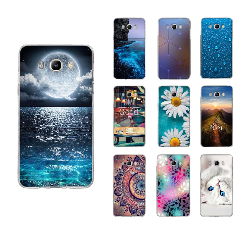 Мягкий ТПУ чехол для Samsung Galaxy J7 2016 J710 j7108 3D рельефный 6/J710FN/J710F J710M j710H чехол|case for samsung