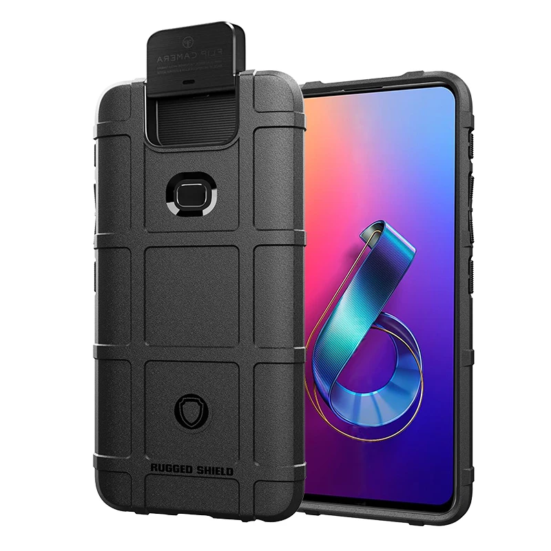 Противоударный чехол для ASUS Zenfone 6 ZS630KL противоударный из углеродного волокна с