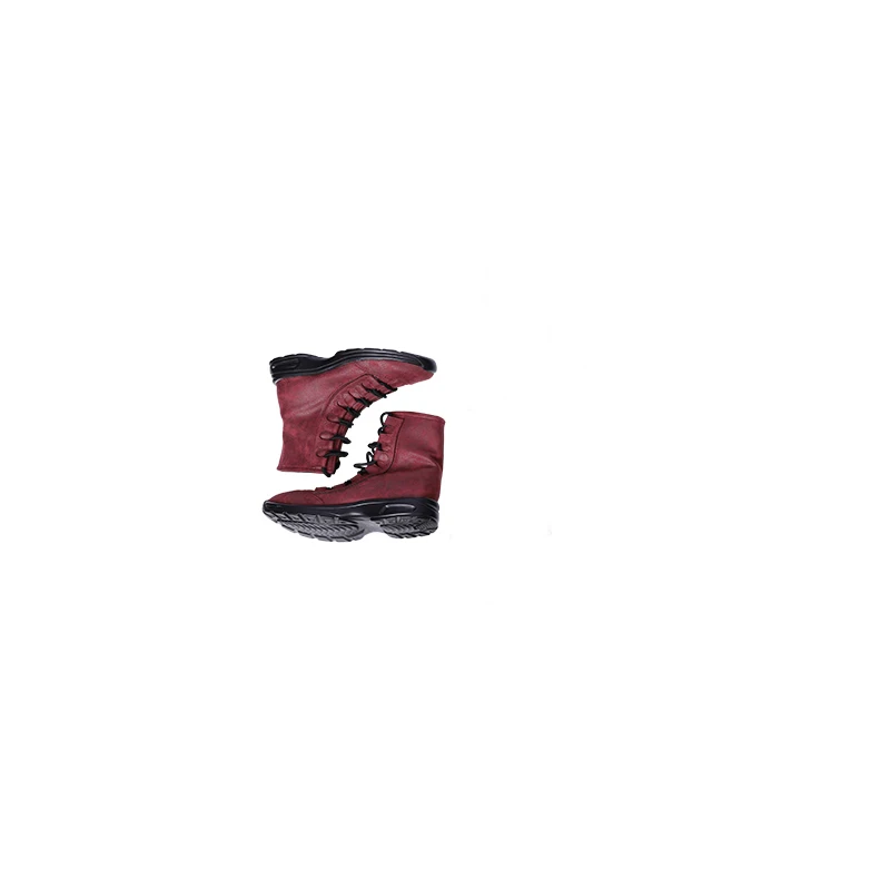 shoes Женский карнавальный костюм Дэдпул, костюм Уэйда Уинстона Вилсона, Женский размер, костюм Дэдпула из искусственной кожи, карнавальный комбинезон для Хэллоуина, вечерние - Цвет: shoes