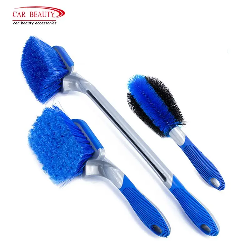 3 Size Multi-Functional Car Tyre Cleaning Brush Tire Wheel Rim Hub Brushes Auto Washer Vehicle Body Surface Wheel Scrub  Cleaner
