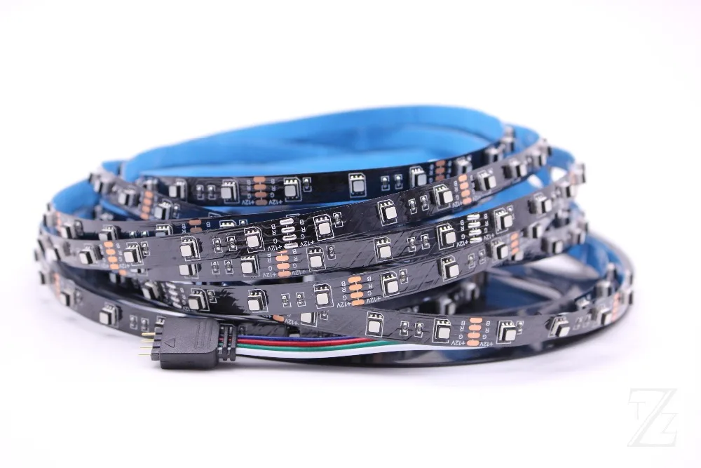 Новое поступление RGB светодиодная лента 3535 RGB цвет переменчивый DC12V гибкий светодиодный светильник лента 60 светодиодный/м 120 светодиодный/м 5 м/лот