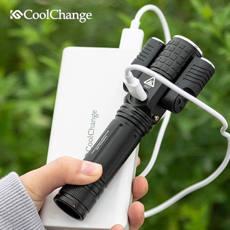 CoolChange велосипедный светильник водонепроницаемый USB Перезаряжаемый передний