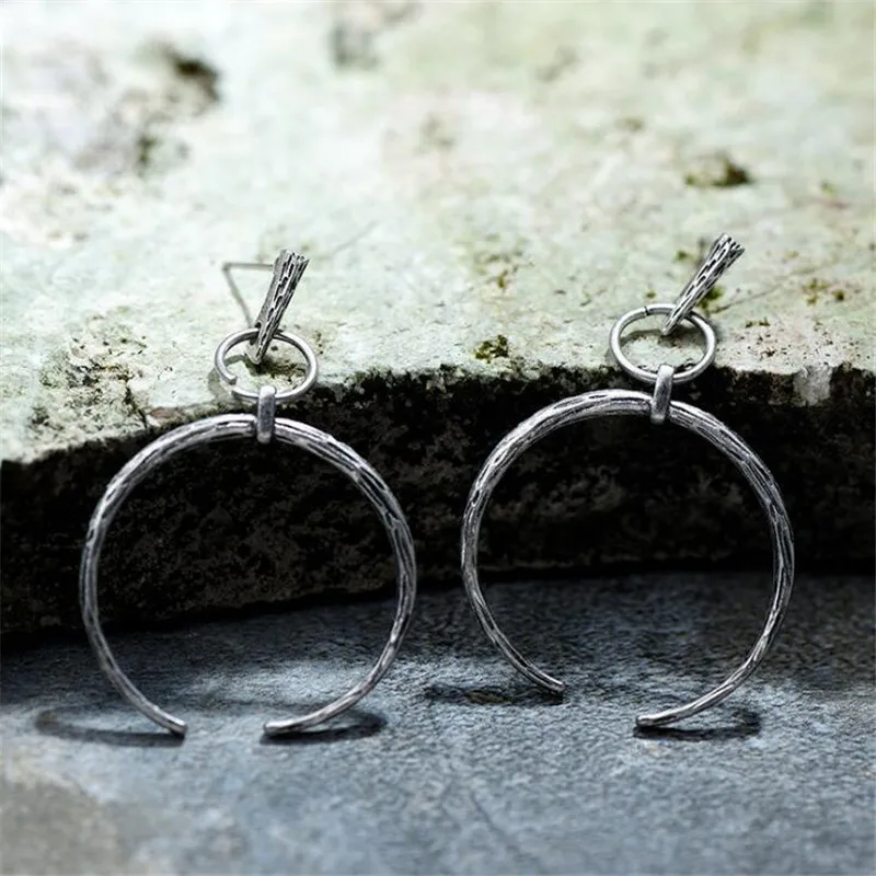 Серьги в ретро стиле с большим шармом круглые серьги для женщин 2017 новейшие