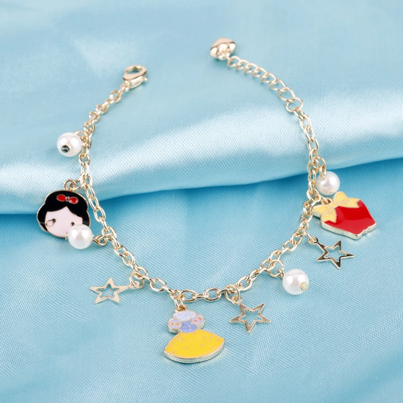 Женские браслеты с имитацией жемчуга браслет кроличьими и лунными звездами для