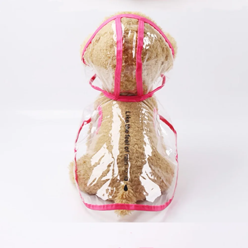 Прозрачный непродуваемый водонепроницаемый дождевик для собак|Пальто и куртки