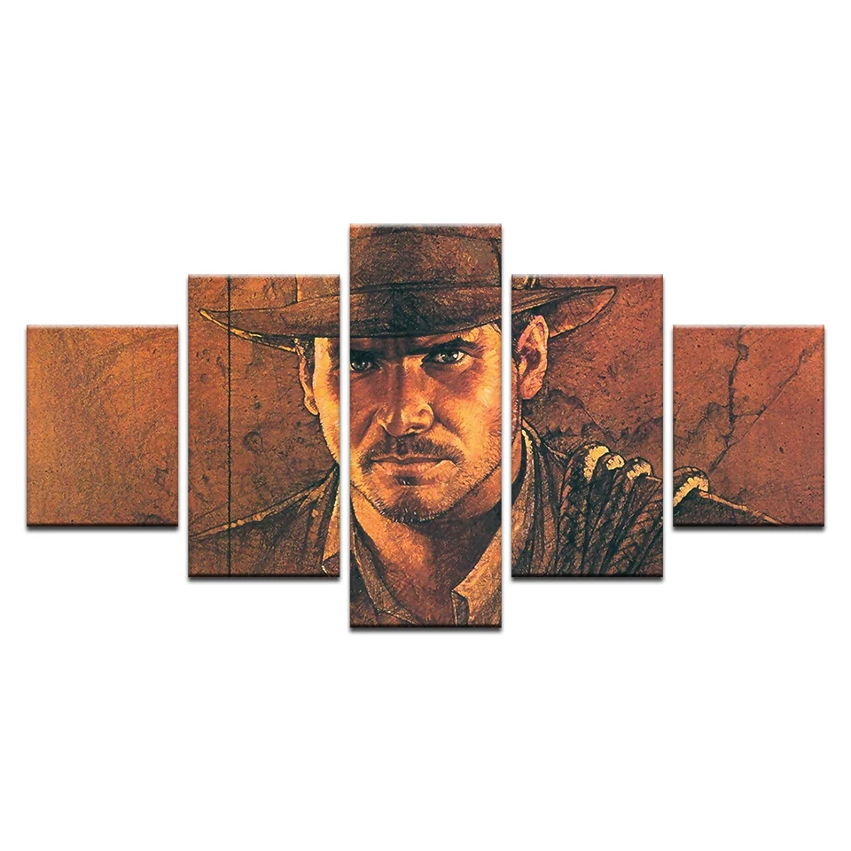 Современный плакат Raiders Of The Lost Ark художественные настенные картины 5 шт. ткань