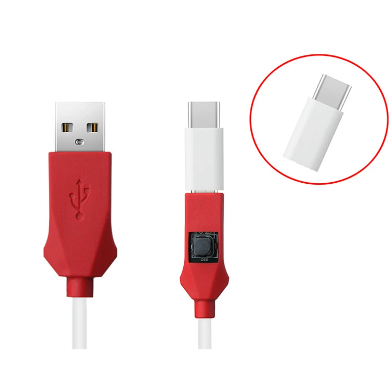 Cable B PHONEFIX Redmi Xiaomi Deep Flash кабель type C адаптер открытый порт 9008 Поддержка всех BL замки кабель edl Track - Цвет: Cable B