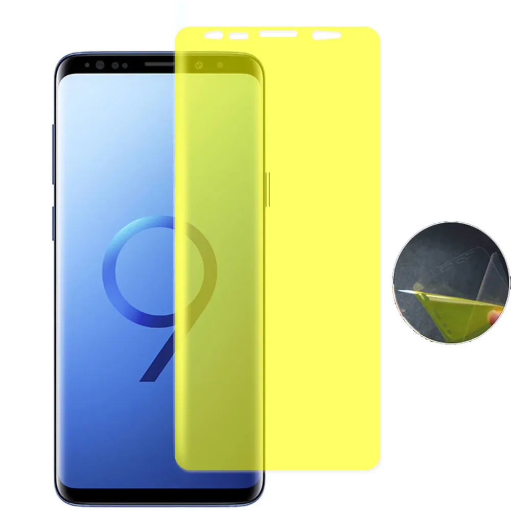 Nano Мягкий ТПУ протектор экрана для Samsung Galaxy S10 plus lite S9 S8 само-заживляющая HD