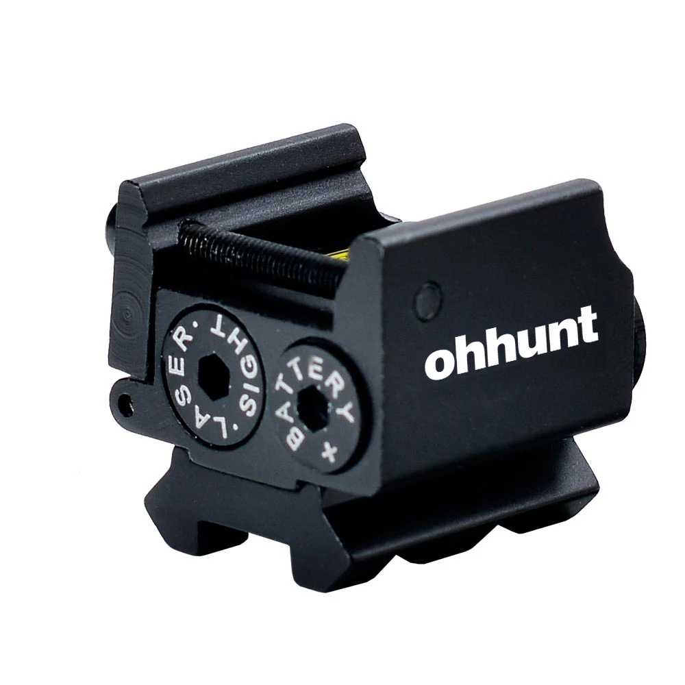 Ohhunt охотничий красный точечный прицел Мини Компактный красный лазерный прицел с Рельсом для тактического прицела пистолет 1911 M9 Glock 17 Glock 19