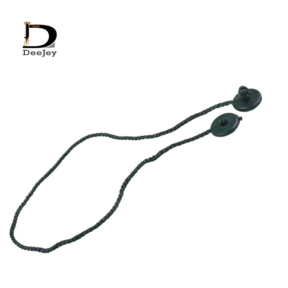 Круглые бирки пряжка застежка кнопка черная или белая для подвешивания шнуры