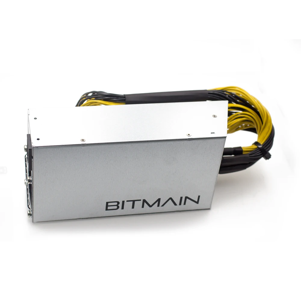 Оригинальный Bitmain 6PIN * 10 Antminer APW3 ++-12-1600-A3 1600 Вт блок питания BITMAIN ++ PSU Series ETH antminer S9 S7 L3