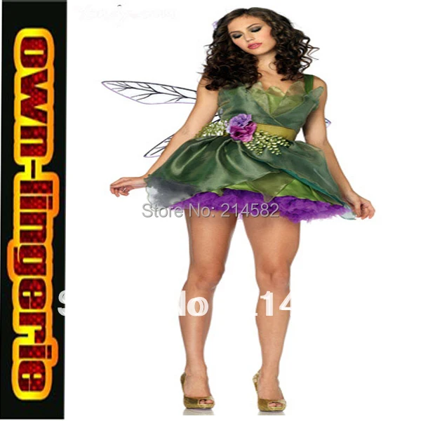 Пикантные Лесной камуфляж зеленый Сказочный вечерние платье наряд Косплэй