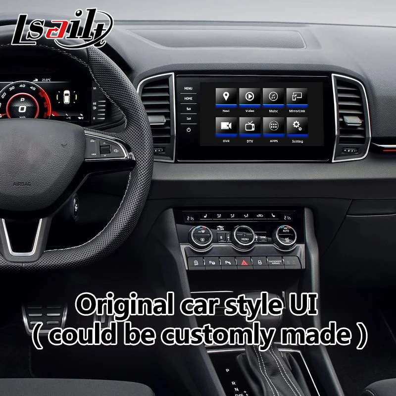 Интерфейс Android / carplay для Skoda Karoq Kodiaq MIB MIB2 discover pro 6 5 8 9 2 &quotвидеоинтерфейс android от