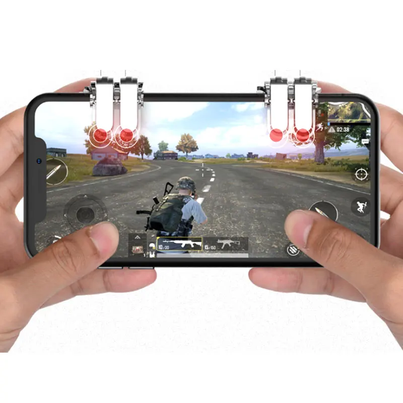 Двойной Пресс Универсальный смартфон игровой триггер для мобильных телефонов шутер для ножей/правила выживания/PUBG мобильная игра кнопка огня