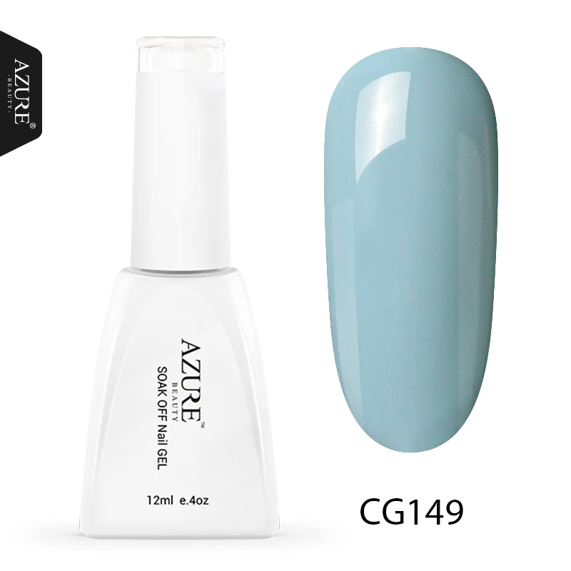 CG149 Azure beauty 12 мл УФ-гель для ногтей 60 цветов новейший светодиодный лак для ногтей впитывающий Полупостоянный светодиодный лак эмалевый гель - Цвет: CG149