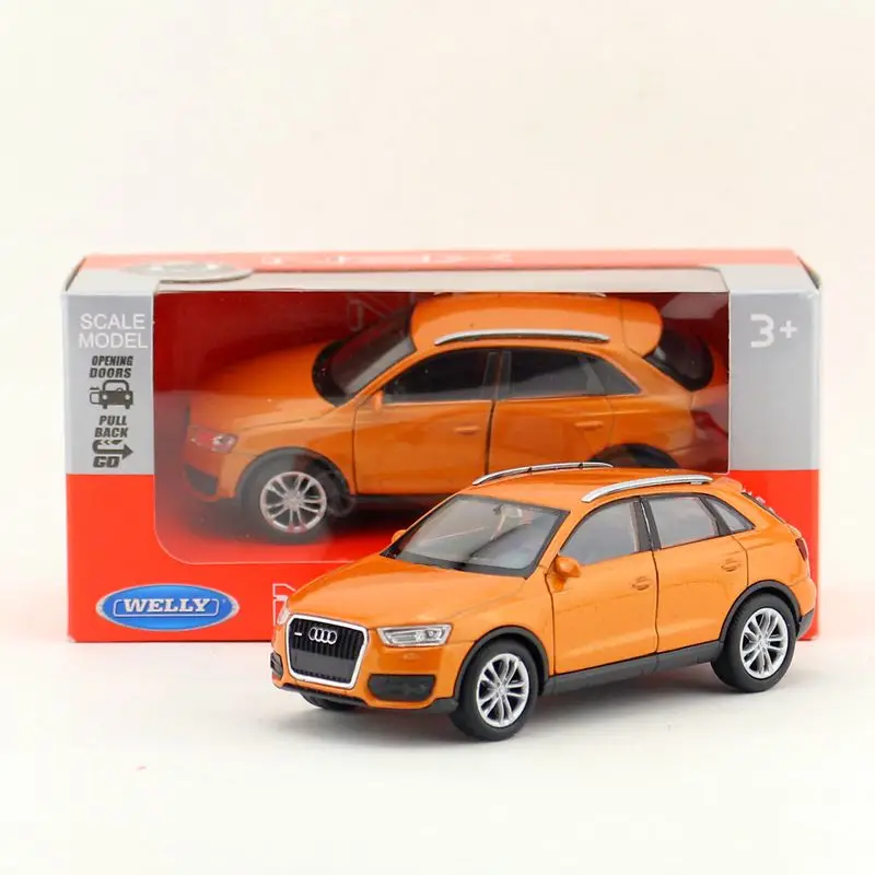 Welly масштаб 1:36 внедорожник Audi Q3 спортивный супер игрушечный автомобиль литая