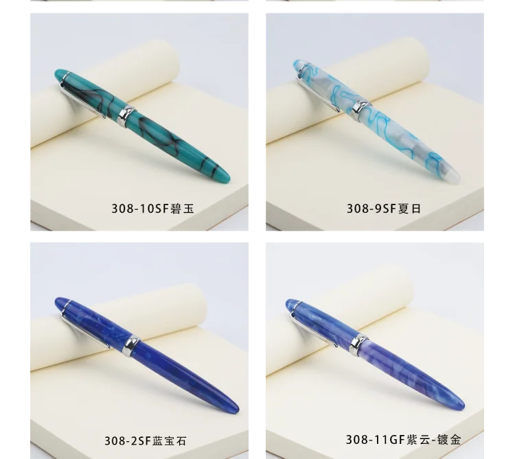 Penbbs 308 Высококачественная перьевая ручка из полимерного материала для бизнеса и офиса, быстрое письмо для руководителя, подарочные ручки с чернилами