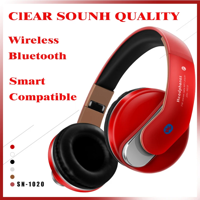 Bluedtooth SN 1020 активный Шум шумоподавления Беспроводной Bluetooth наушники с 16 Гб