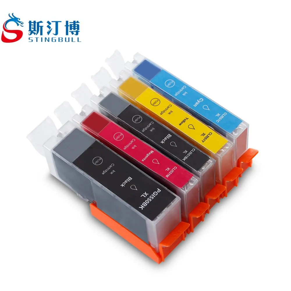 PGI 550 CLI 551 550XL 551XL чернильные картриджи с чипом для Canon PIXMA IP7250 IP8750 IX6850 MG5450 MG6350 MG7150 MX725