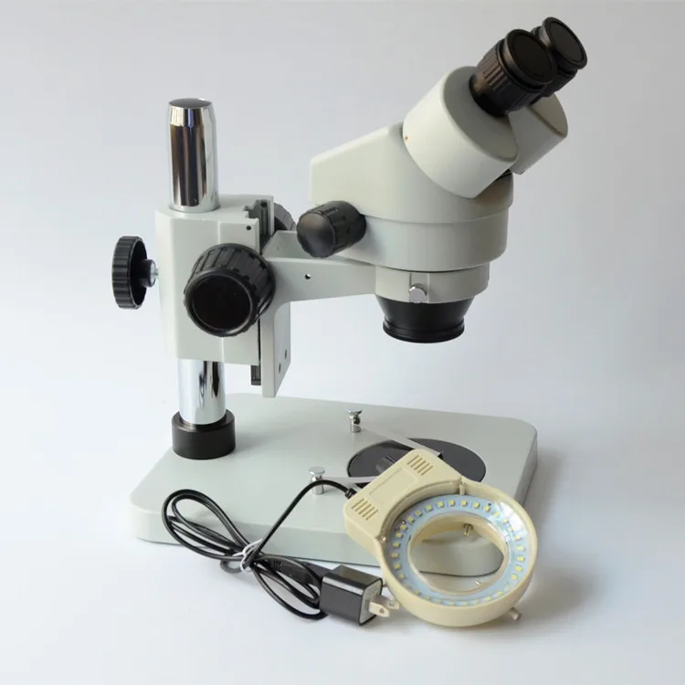 

PDOK 7X-45X Simul-Focal Trinocular Stereo Continuous Zoom Microscope A1 Microscopio Arm B1 Rectangle Stand Dropshipping