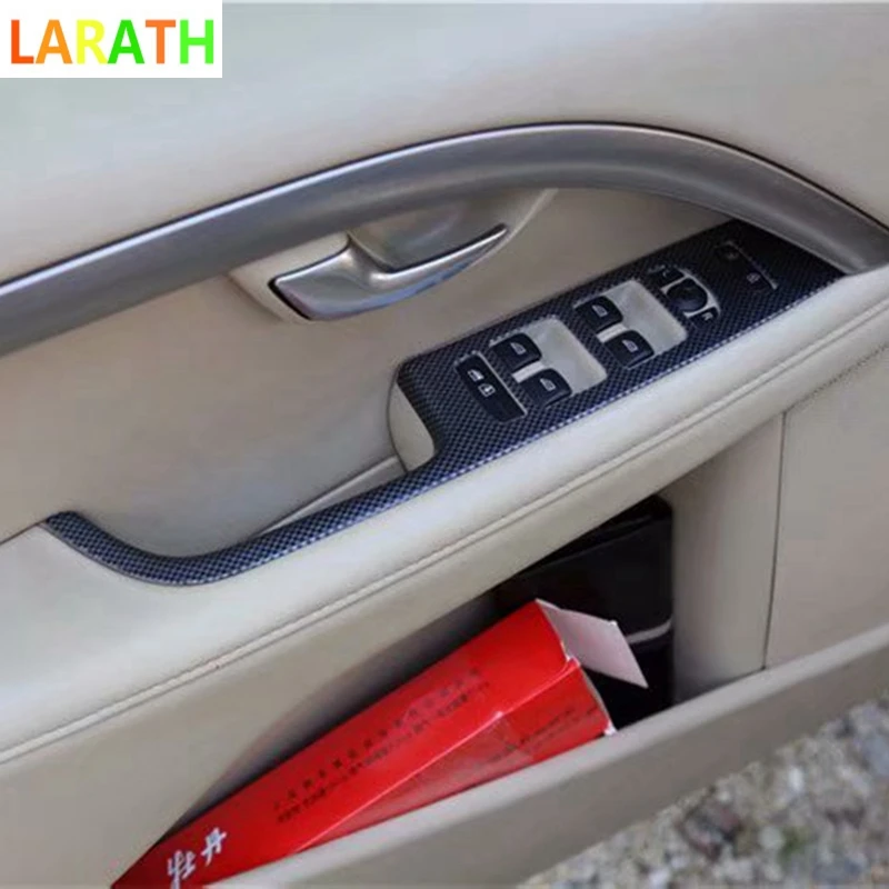 Для Volvo S80 2009 до 2011 углеродного волокна Краски подкладке спереди устанавливаемое