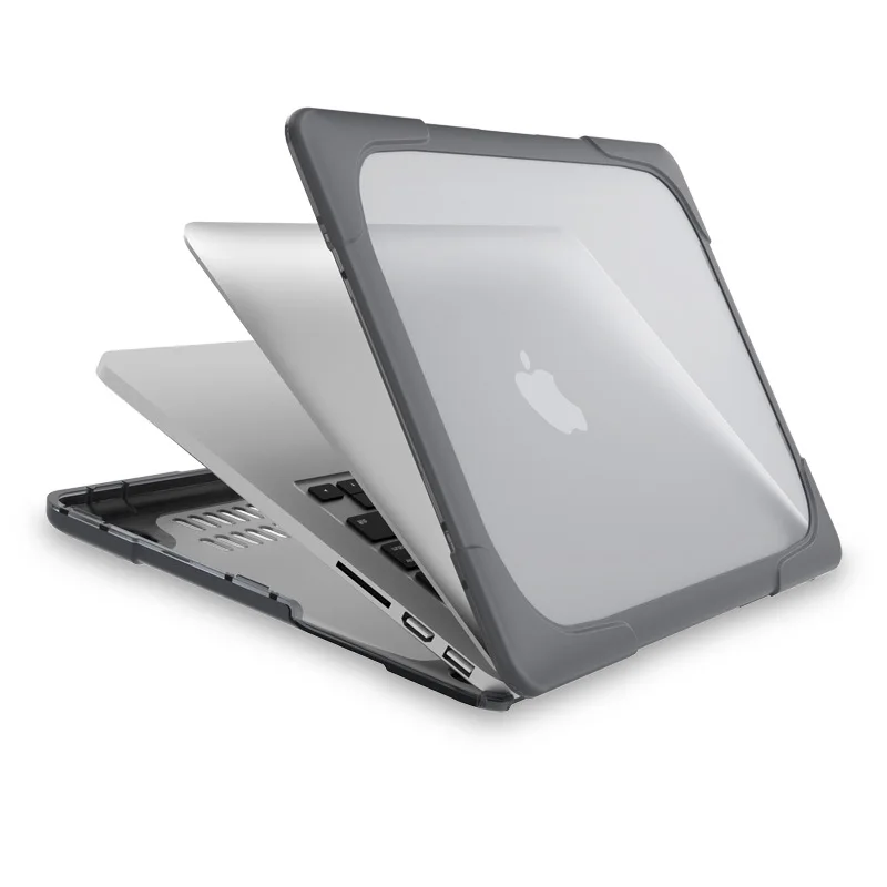 Противоударный жесткий пластиковый чехол для Macbook Air 13 защитный чехол с складной подставкой для Funda Mackbook Air 11 13 12 чехол