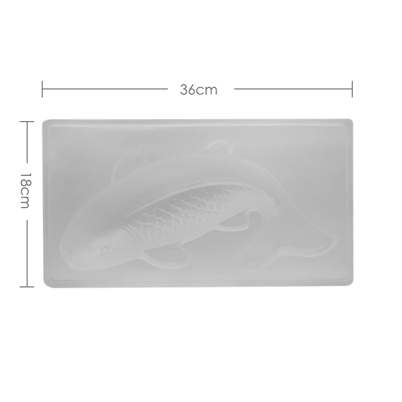 Новая пластиковая 3D форма Koi Fish для шоколадного торта желе ручной работы формочка
