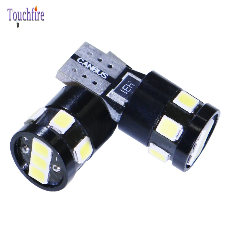 1000 шт. T10 W5W 194 168 светодиодный CANBUS без ошибок автомобильные лампы 2835SMD 9 светодиодный s Авто зазор для парковочного места боковой свет белый 12 В