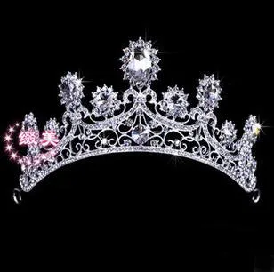 Свадебные аксессуары для волос Тиары и короны Quinceanera ювелирные изделия свадебные